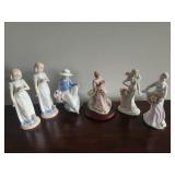 6 Porcelain Dolls