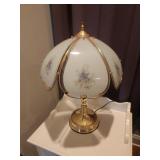 Vintage Touch Brass and Glass Lamp 22
