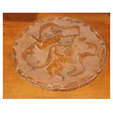 Mikasa Frosted Crystal Platter 15 dia.