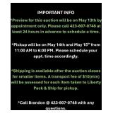 AUCTION INFO