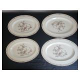 4 Noritake Imperial Garden Serving Platters