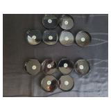 12 Mother of Pearl Inlay Coasters