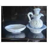Vintage Avon Pitcher Set and Soap Dish