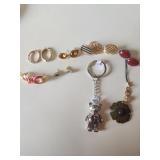 Costume Earrings/Key Chains/Jewelry Box