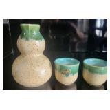 Asymmetrical Double Gourd Sake Set