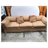 Beige Upholstered Sofa, 101 Inches Long
