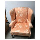 Wingback Chair by Country Chairs, Inc. with Floral