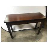 Mahogany Console Table with Two Drawers