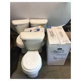 Lot of American Standard Toilet Fixtures and Compl