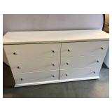 White Dresser with Mirror, 64x16x34, Mirror 38ï¿½44