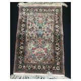 Hand-Knotted Oriental Rug, Floral Design, 36ï¿½24 In