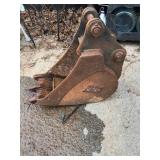 1-Foot Wide Heavy Equipment Excavator Bucket