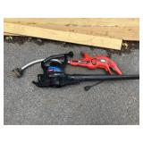 Toro Super Blower and Black & Decker Grasshog Set