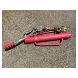Manual Cable Puller with Red Handle and Frame