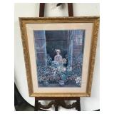 Framed Artwork Signed Claude Monet, 29.5ï¿½35.5 Inch