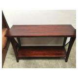 Mahogany Sofa Table, 48x16x30 Inches