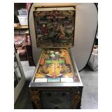 Bally Pinball Machine with Dragon-Themed Artwork