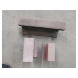 3 Railroad Track Pieces