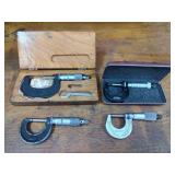 Starrett, Scherr Tumico, and Craftsman Calipers