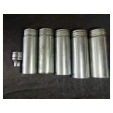 6 Snap On Sockets - 3/8" Drive