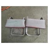 2 Rolling Mechanics Chairs