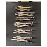 6 pcs Vice Grips
