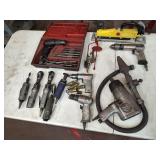 Collection of Pneumatic Air Tools - Read Details