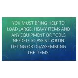 Bring Help & Equipment to Load