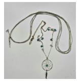 Pair of Sterling Necklaces