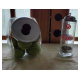 Counter Top Candy Jar & Pepsi Straw Dispenser