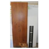Wooden Table Top w/ White Shelf Inserts +