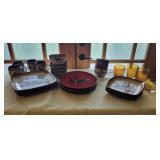 4 Place Setting "Woodland" by Home Studio
