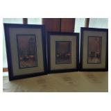 3 G. Harvey Double Signed & Numbered Prints