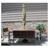 Weather Proof Patio Table w/ Umbrella