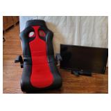 Gaming Chair & RCA TV with Remote