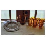 Whitehall/Cubist 6 Glasses & Pitcher