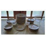 Golden Wheat Dinnerware & Fire King Baking