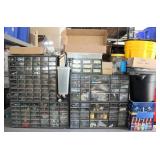 Collection of Parts Bins & Assorted Hardware Parts