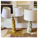 2 Ceramic Lamps