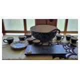 Spider Punch Bowl, 8 Cups & more