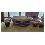 Halloween Skeleton Punch Bowl