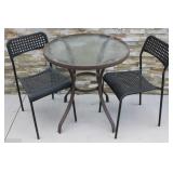 Small Outdoor Patio Table & Chairs Set