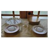 Tea Party- Lace Edge Milk Glass Pieces