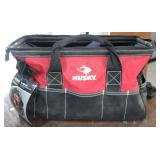 18in Husky Tool Bag Full of Tools