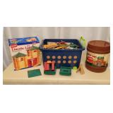 Large Collection of Lincoln Logs