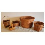 5 Longaberger Baskets