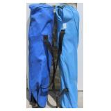2pc. Folding Blue Chairs