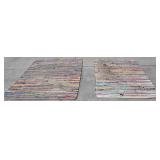 2pc. Rag Area Rugs