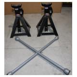 Craftsman Car Jack Stands & Wheel Wrench