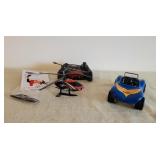 Tonka Dune Buggy & RC Sky Rover Helicopter Bandit